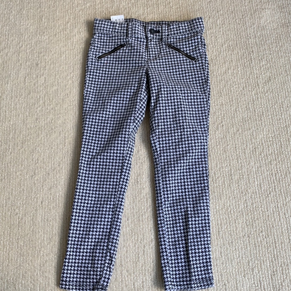 Benetton Girls Skinny Print Corduroy Pants  S 6/7